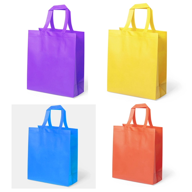 PP Woven Shopping Bag Factory Customized Reusable PP Die Cut Non Woven Shopping Tote Bag