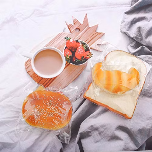 Sac d'emballage en plastique OPP refermable en cellophane transparent imprimé sur mesure avec joint auto-adhésif refermable