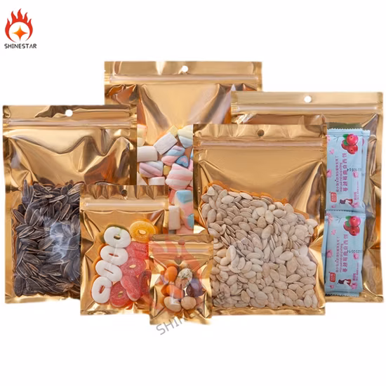 Bl Packaging Custom Stand up Pouch Aluminium Foil Ziplock Mylar Bag réutilisable avec fenêtre Clear Bag