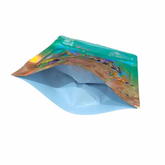 3.5g 7g 1g 1lb 14G Échantillon gratuit Imprimé personnalisé Stand up Pouch Ziplock Foil Comestible Gummy Emballage Sacs Smell Preuve Enfant Résistant En Plastique Mylar Sac
