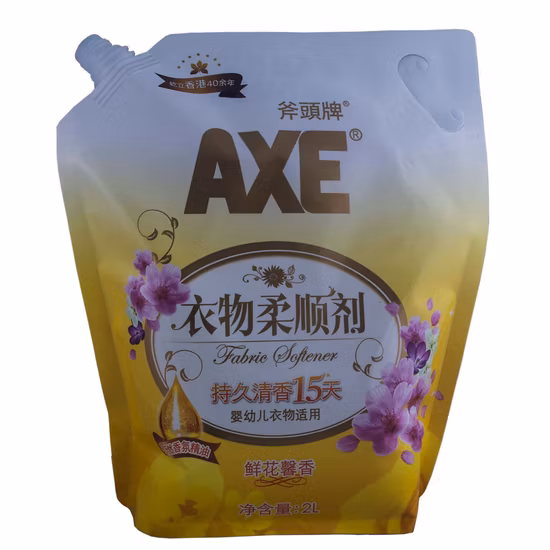 Pochette stratifiée de poudre à laver de détergent liquide de blanchisserie d'emballage